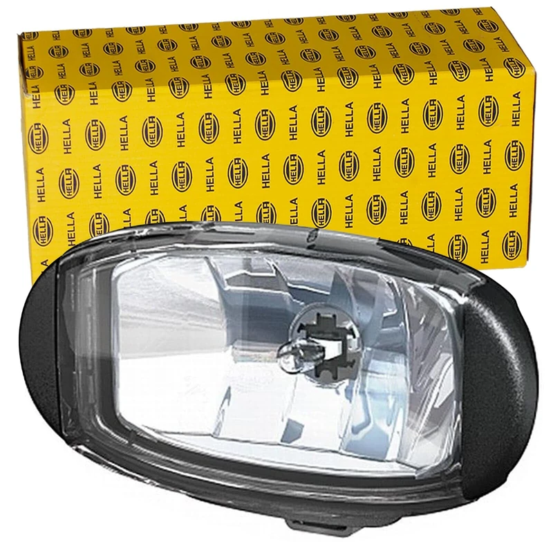 HELLA 1FD 010 953-001 FF/Halogen-Spotlight - Comet FF 550 - 24/12V - Oval - Reference number: 12.5 - Bolted - Clear diffusing lens - Lens Colour: Crystal clear - left/right