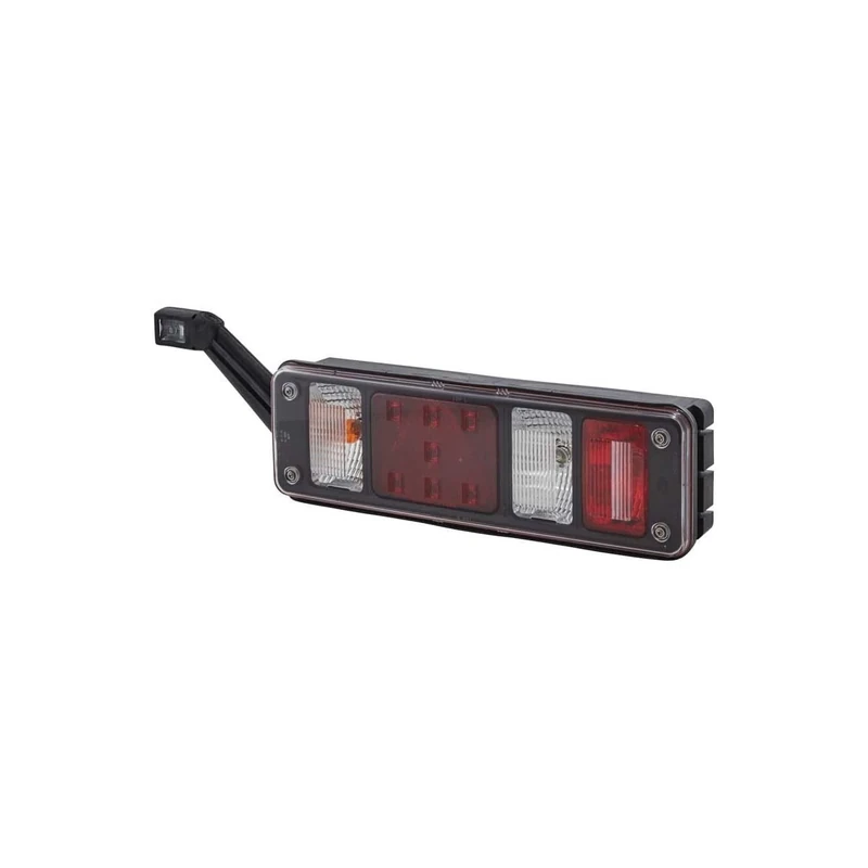 HELLA 2VP 340 961-111 Rearlight - Hybrid - 24V - mounting/Bolted - Lens Colour: Crystal clear - Plug: EasyConn 1 x 7/EasyConn 4 x 2 - Plug: Male - right - Quantity: 1