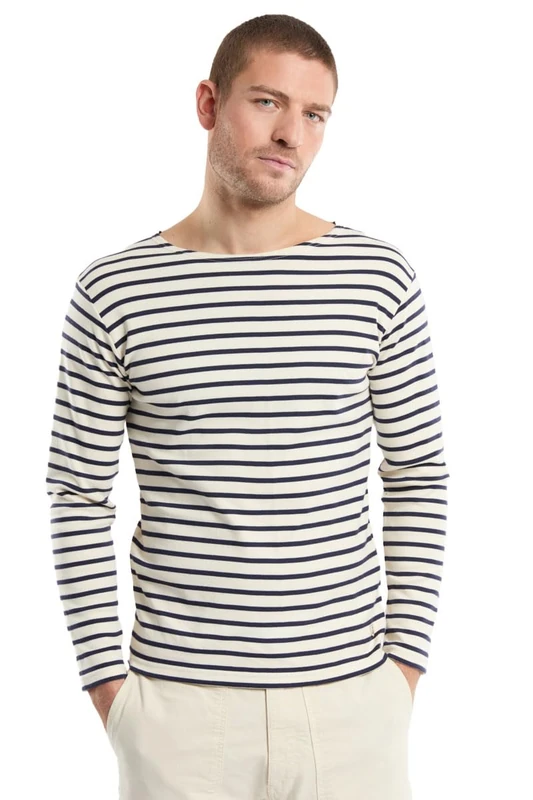 Armor Lux, Men's Houat Heritage Sailor, Multicolor (395 Nature/Ship 395 Nature/Ship), L