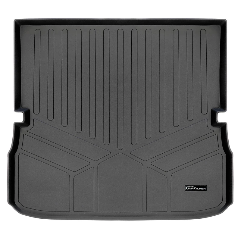 SMARTLINER All Weather Cargo Liner Floor Mat for Boot Behind 2nd Row Seat Black for 2013-2018 Nissan Pathfinder / 2013 Infiniti JX35 / 2014-2018 QX60