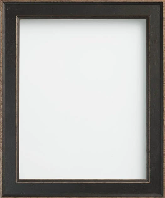 Farrell Rustic Black Wooden Picture Photo Frames - Image 1