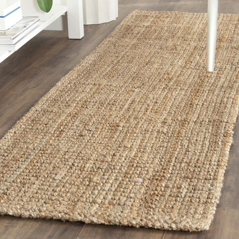 SAFAVIEH Natural Fiber Rug for Living Room, Dining Room, Bedroom - Natural Fiber Collection, Short Pile, in Natural, 69 X 213 cm