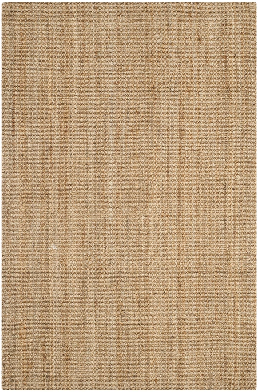 Safavieh Natural Fiber Indoor Hand Made Rectangle Area Rug, Natural Fiber Collection, NF747, in Natural, 122 X 183 cm for Living Room, Bedroom or Any Indoor Space