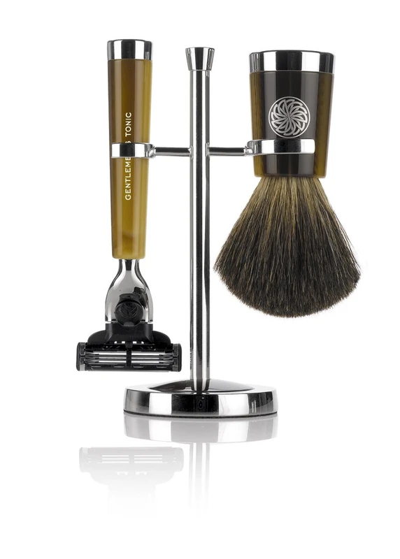 Gentlemen's Tonic Savile Row Shaving Set (Horn) - Image 1