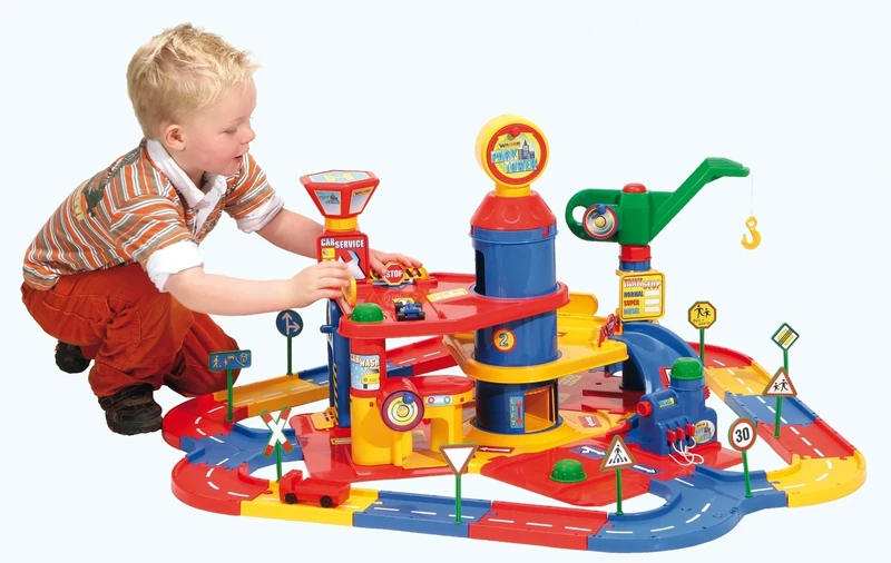 Wader Park Tower 3 Storey Garage with Cars and Street