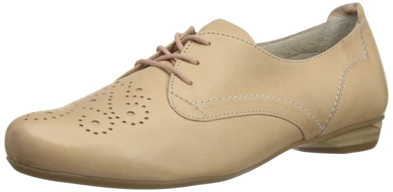 Softwaves Womens Linda Lacing Brogue Lace-Up Flats 6.21.05 Texas Nude 5 UK, 38 EU