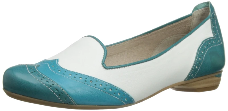 Softwaves Womens Linda Slip On Loafers 6.21.04 Texas White/FID/Sky 3 UK, 36 EU