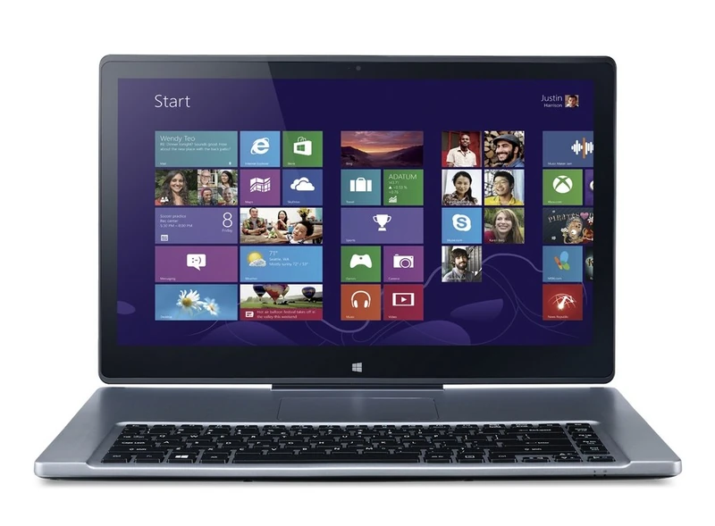 Aspire Acer R7-572 15.6-inch Touchscreen Notebook (Intel Core i5 4200U 1.6GHz Processor, 4GB RAM, 500GB HDD, WLAN, Webcam, Integrated Graphics, Windows 8)