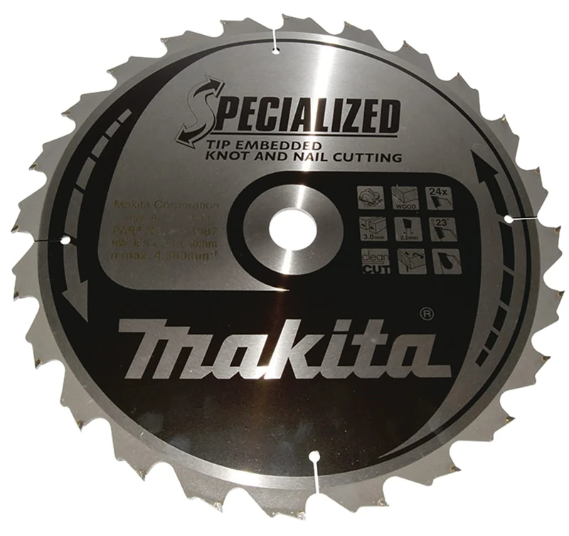 Makita B-33087 Specialized Tip Embedded Saw Blade 355x30x24T