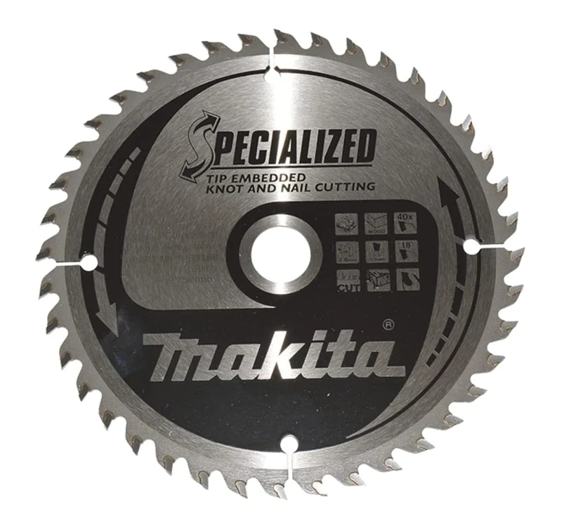 Makita B-33168 Specialized Tip Embedded Saw Blade 165x20x40T