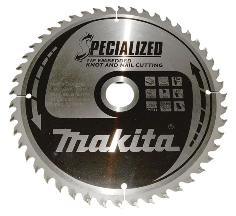 Makita B-33196 Specialized Tip Embedded Saw Blade 235x30x48T