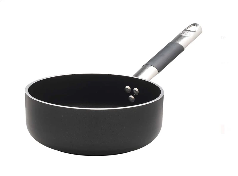 Pentole Agnelli Aluminium Induction Casserole Pan With Tubular Handle In Cool Steel, Diameter 20 Cm.
