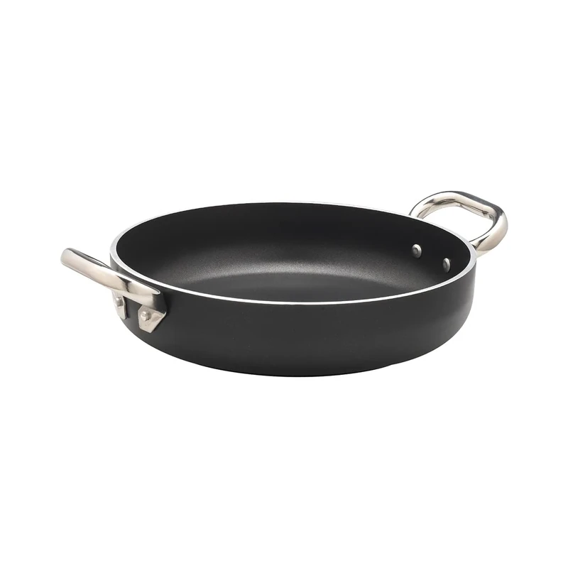 Pentole Agnelli Aluminium Induction Omelette Pan 5 Mm. Thick, Diameter 24 Cm.