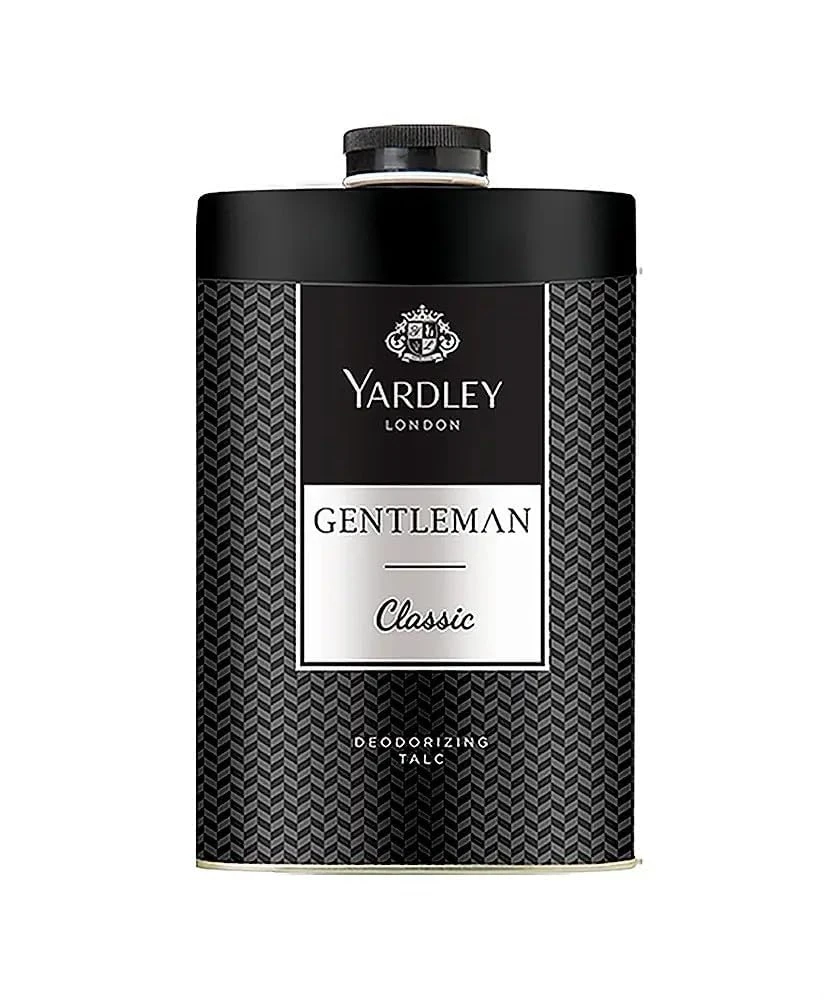 Yardley London Gentleman Deodorizing Talc Talcum Powder for Men 100Gm