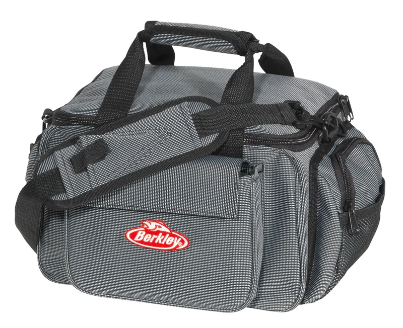 Berkley Ranger Luggage - Fishing Bags with Tackle Boxes and Spacers - Non Corrosive Zipslides, Large - Maxi, Grey