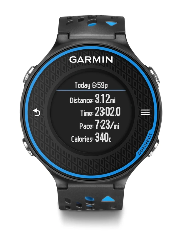 Garmin Forerunner 620 GPS Watch With Heart Rate Monitor - Black/Blue - Image 1