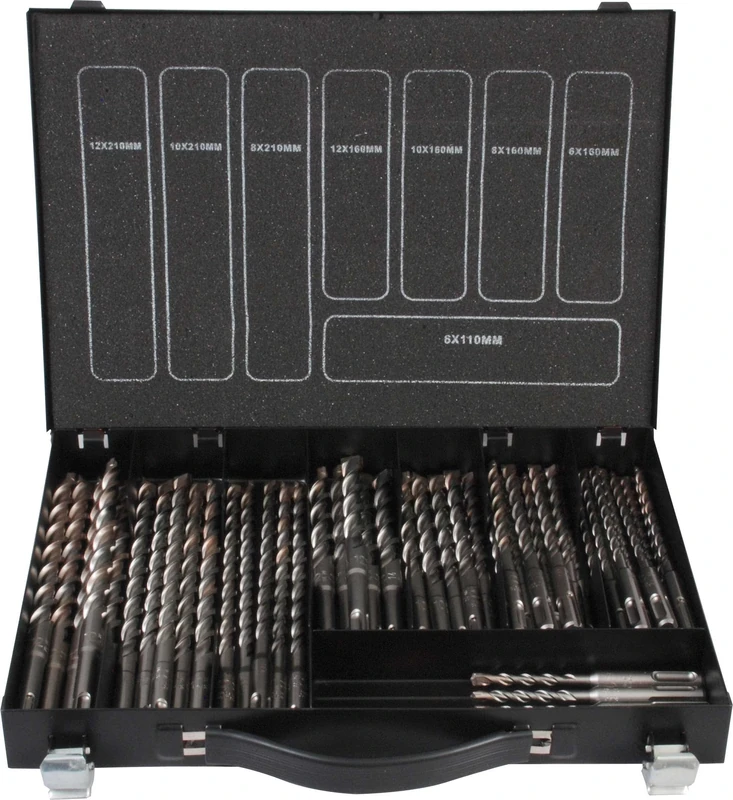 PROJAHN 83040 SDS-plus Zentro hammer drill bit sheet steel kit 40 pieces