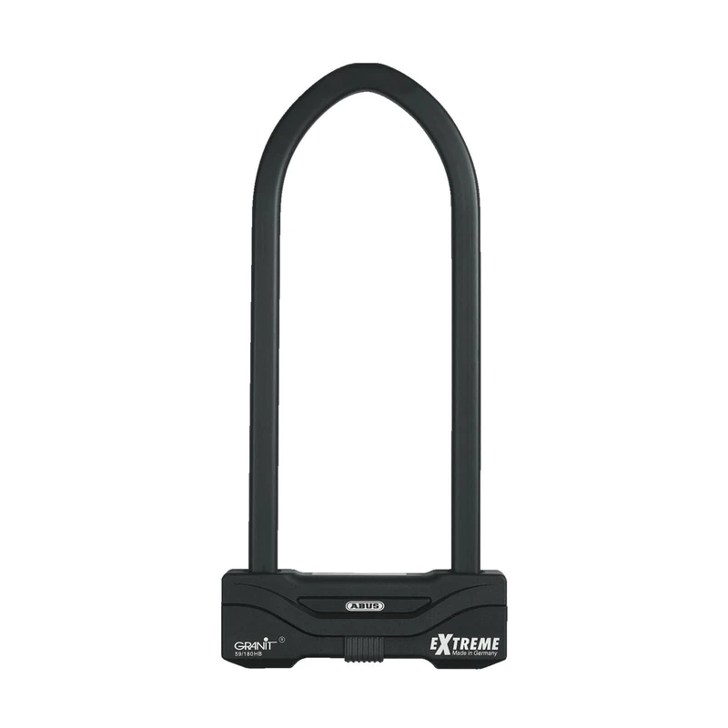 ABUS U-lock Granit Extreme 59 - motorbike & bicycle lock with XPlus cylinder - highest security level 20 - shackle height 310 mm