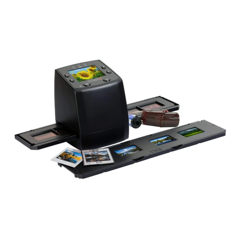 Technaxx 4166 DigiScan DS-02 scanner for negative films and slide films (SD card slot, 6.1 cm (2.4 inch) TFT display, USB 2.0) - Image 1