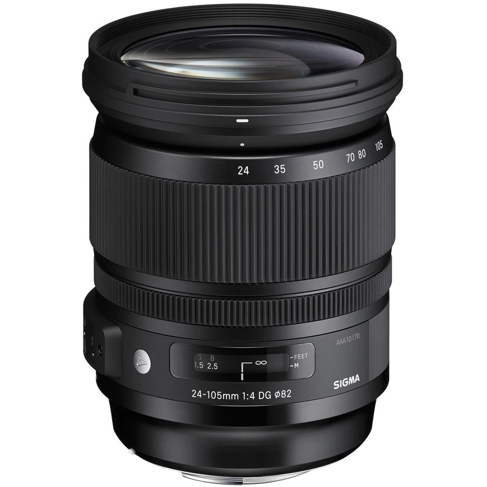 Sigma 635306 24 - 105 mm F4 DG HSM Lens for Nikon, Black
