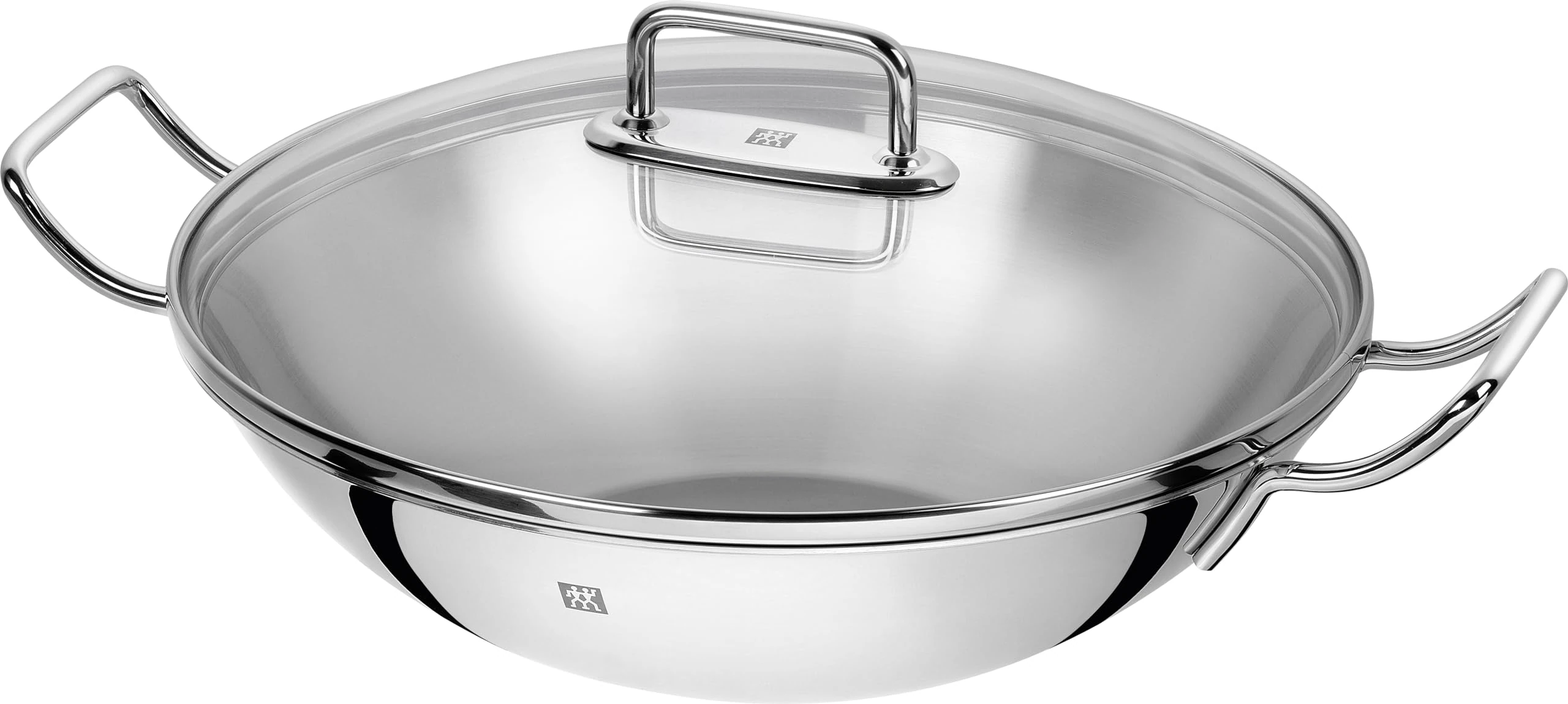 ZWILLING Plus Stainless Steel Wok, Silver, 32 x 32 x 10 cm