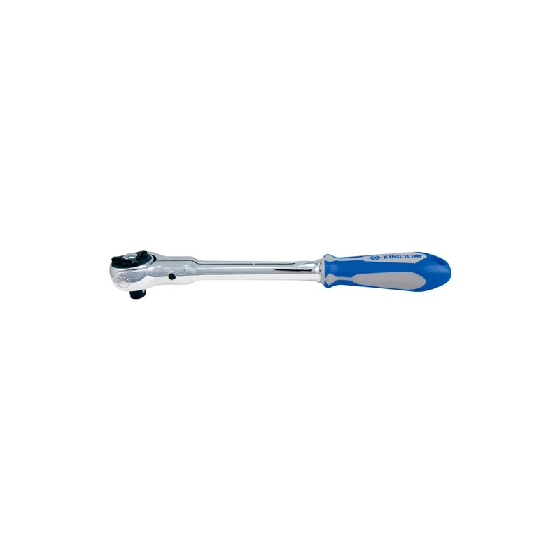 KING TONY 4752-12G Alloy Steel/Steel 72 Teeth Reversible Quick Release Ratchet, 1/2-inch Drive, 300 mm Length - Image 1