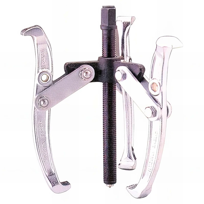 KING TONY 7963-12 Alloy Steel Three-Jaw Gear Puller, 10 Ton Capacity, 32 mm Hex - Image 1