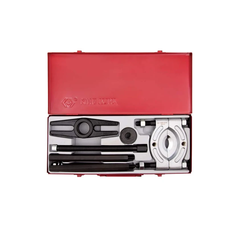 KING TONY 9BA22 Pressure Screw Bearing Separator Puller Set, 8 Pieces