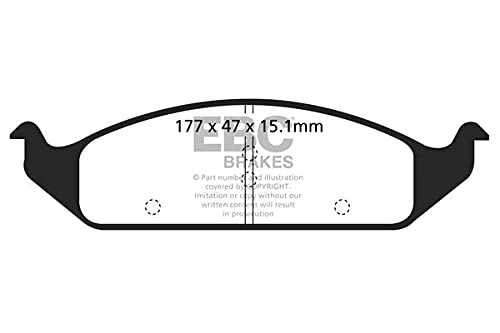 EBC Brakes DP1251 Blackstuff Brake Pads - Image 1