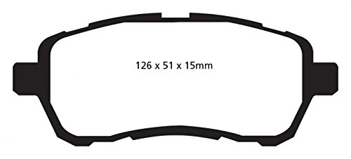 EBC Brakes DP22058 Green stuff Brake Pads