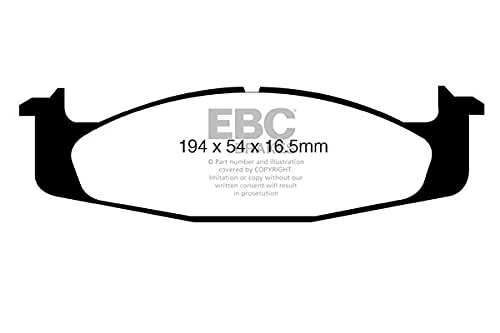 EBC Brakes DP61260 Green stuff Brake Pads 6000er-Serie