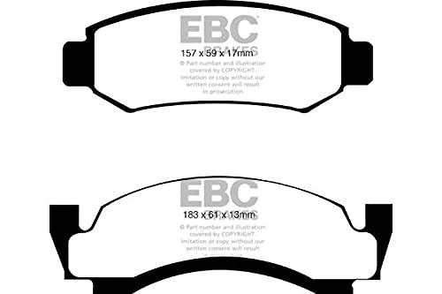 EBC Brakes DP61261 Green stuff Brake Pads 6000er-Serie - Image 1
