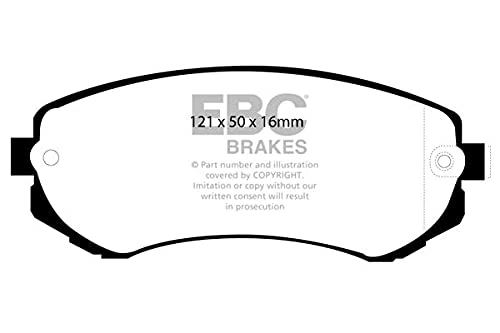 EBC Brakes DP61279 Green stuff Brake Pads 6000er-Serie