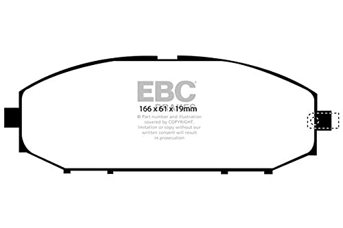 EBC Brakes DP61280 Green stuff Brake Pads 6000er-Serie