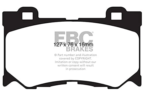 EBC Brakes DP61823 Green stuff Brake Pads 6000er-Serie