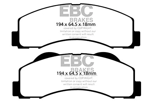 EBC Brakes DP61855 Green stuff Brake Pads 6000er-Serie
