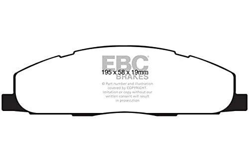 EBC Brakes DP61848 Green stuff Brake Pads 6000er-Serie