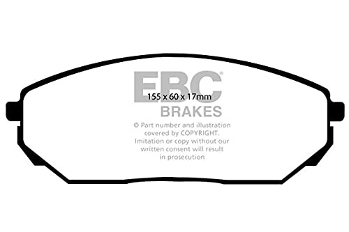 EBC Brakes DP61557 Green stuff Brake Pads 6000er-Serie