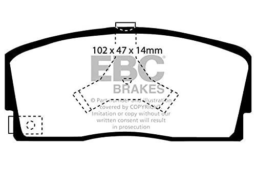 EBC Brakes DP2765 Greenstuff Brake Pads - Image 1