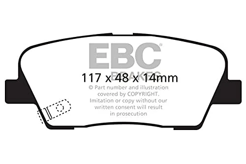 EBC Brakes DP31806C Red stuff Brake Pads