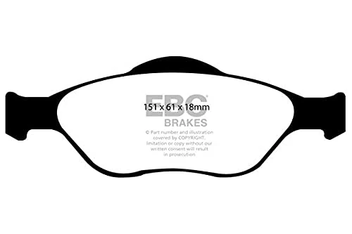 EBC Brakes DP41320R Yellow stuff Brake Pads