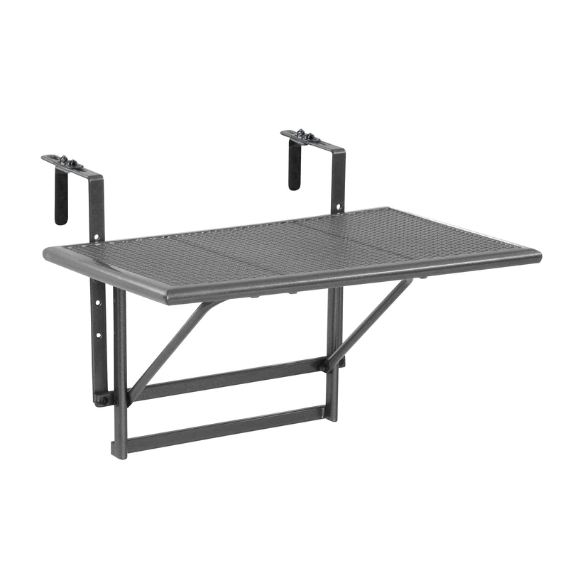 Greemotion Hanging Balcony Table - Adjustable Steel Desk