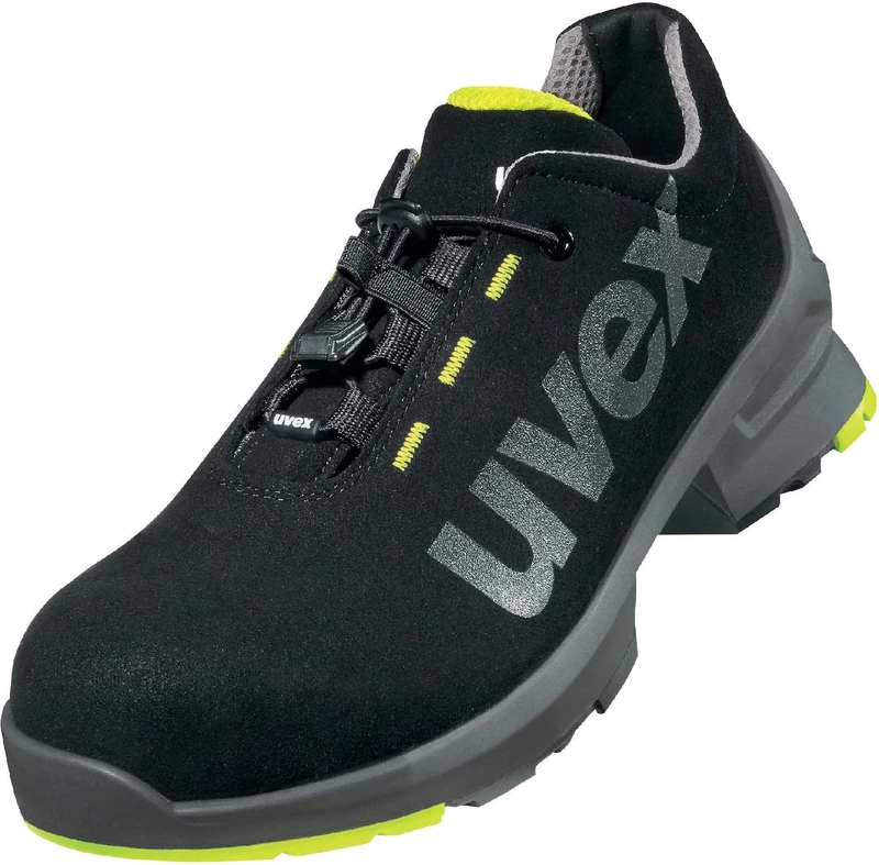 Uvex 1 Low Shoe - S2 SRC W11 - Black-Lime - Size 10.5