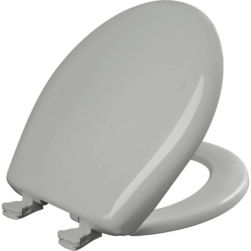 Bemis 200SLOWT 062 Toilet Seat, Ice Gray, Round