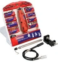 DURATOOL D02157 130W Rotary Tool Kit & 217 Piece Accessory Set