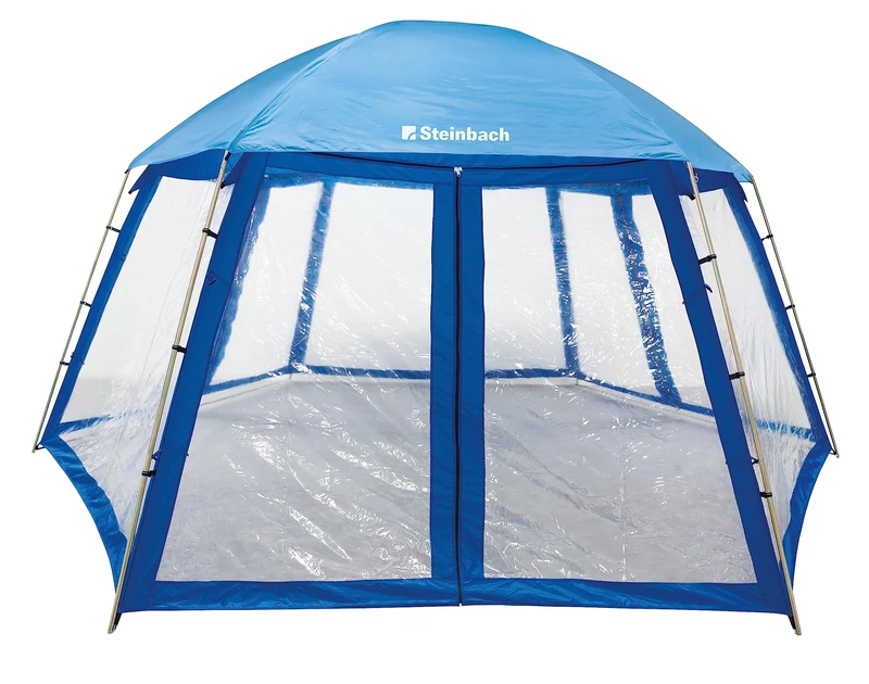 Steinbach Mega Pool Roof – 036425 – For Pools up to Diameter 457 cm – Sun Protection, Quick Warming of Pool Water and Less Pollution – 600 x 520 x 280 cm (L x W x H)