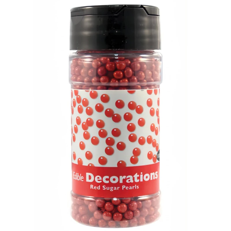 PME Sugar Pearls Red 100 g