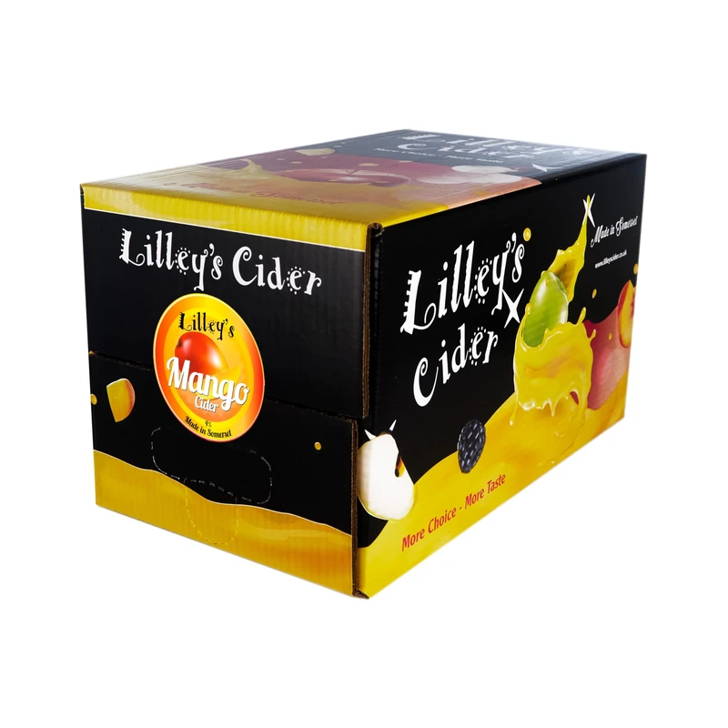 Lilley's Mango Cider 10 Litre Bag-in-Box | Vegan-Friendly, Gluten-Free | Sweet Tropical Cider with Crisp Apple & Mango | 4.0% ABV | Perfect for Parties & Gatherings