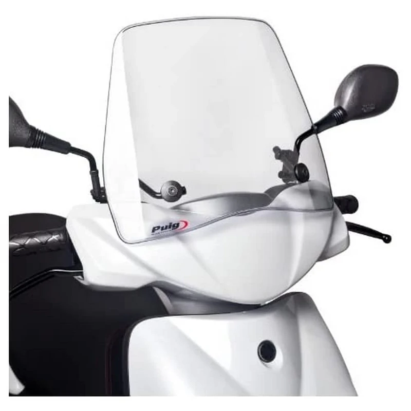 Windscreen Puig 6018 W model, traffic Yamaha Neo S, transparent/clear