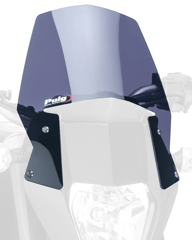 Puig 6009F Windshield for KTM 690 Duke/R 2012-2014, Dark Smoke, Medium